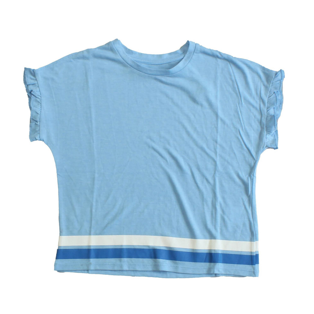 Rockets Of Awesome Girls Blue | White T-Shirt size: 6 Years